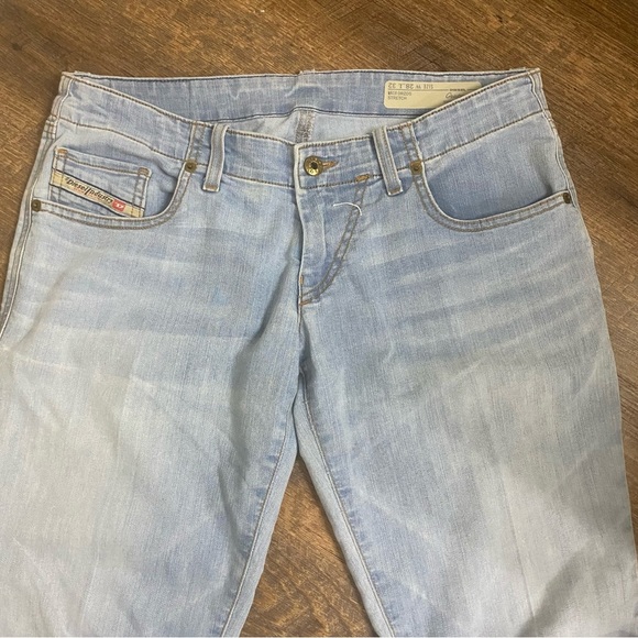 Diesel Industry Gruppe Super Slim-Skinny Low Waist Thin Light Wash Denim Jeans - Picture 3 of 14